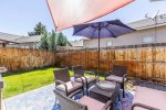 Large backyard space for you and your furry friends, enjoy the BBQ grill